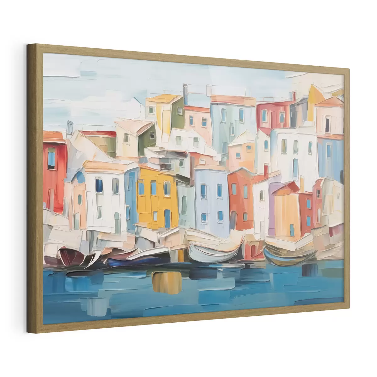 Poster Port aux mille couleurs f44783