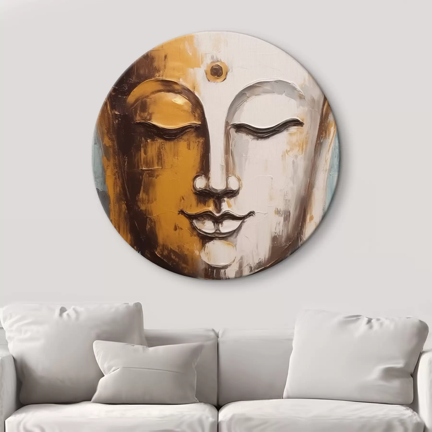 Tableau Visage de Bouddha r44807