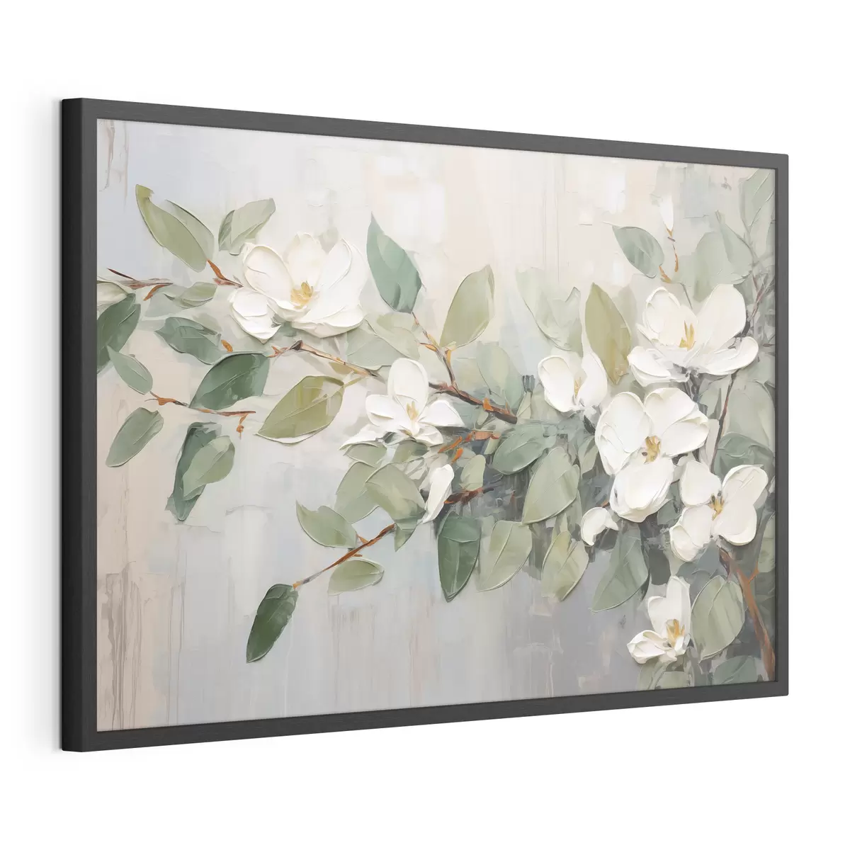 Poster Magnolia en vert tendre f44853