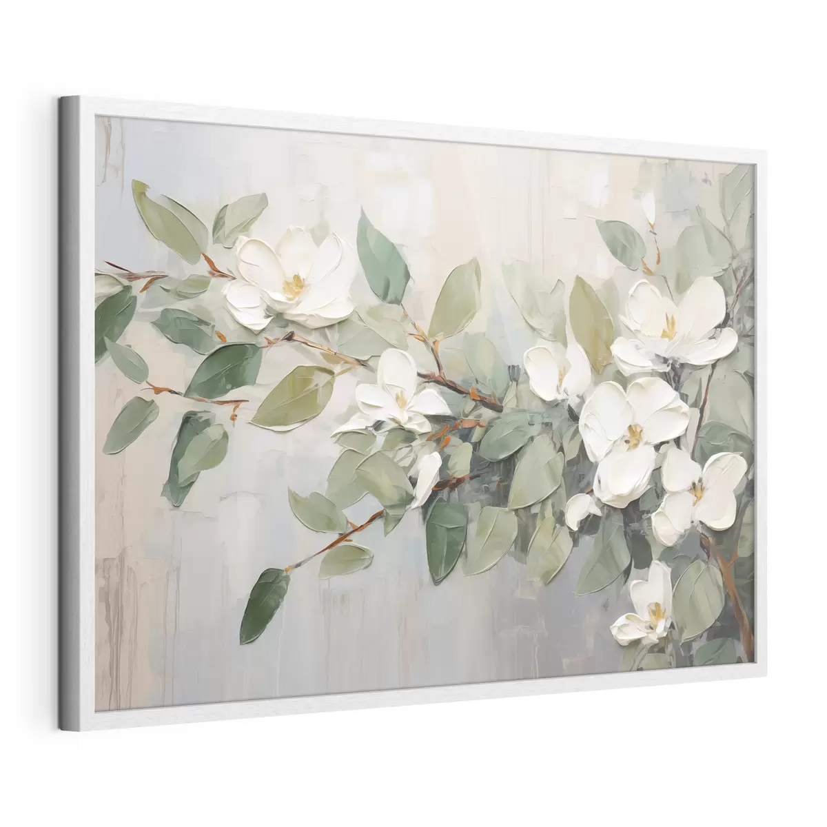 Poster Magnolia en vert tendre f44853