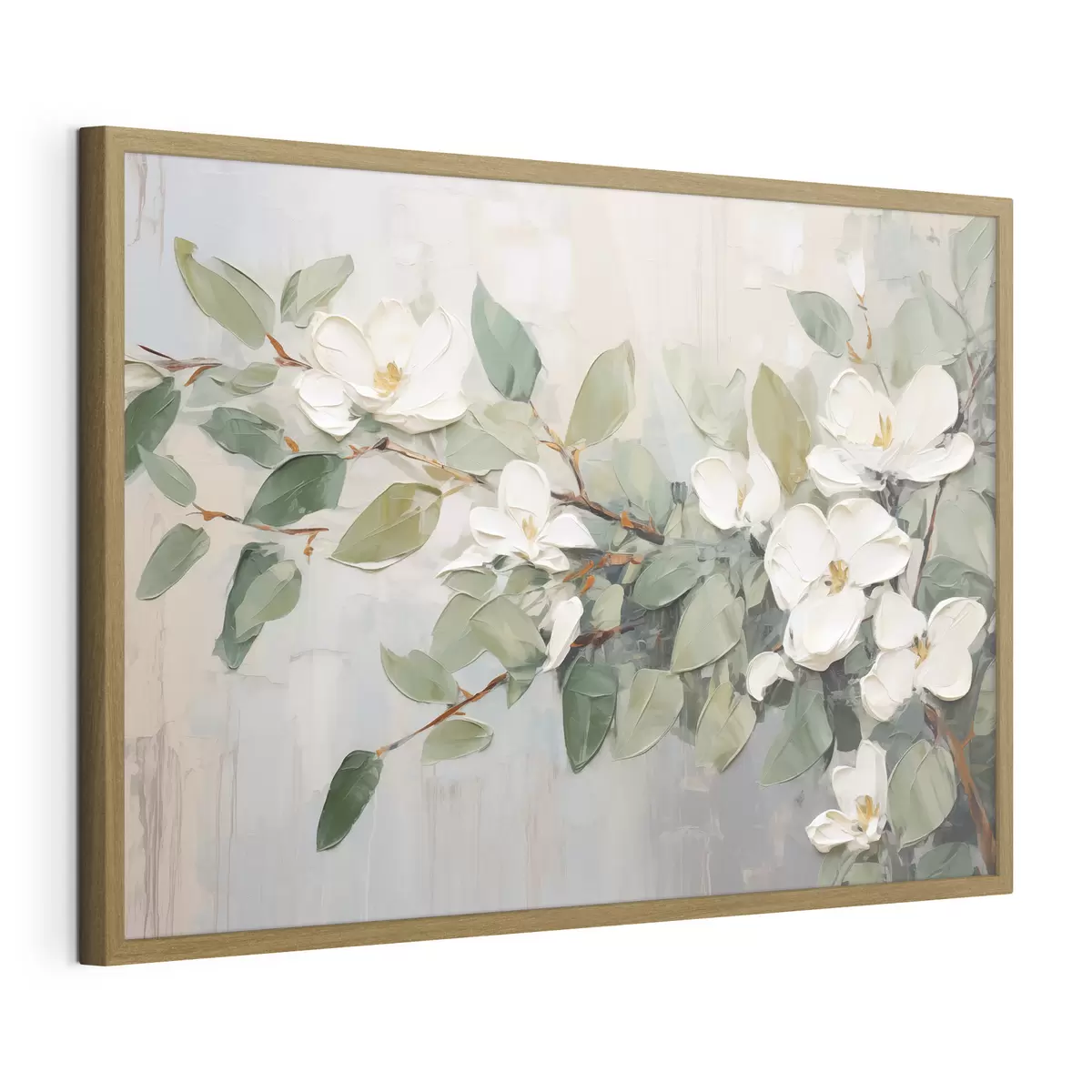 Poster Magnolia en vert tendre f44853