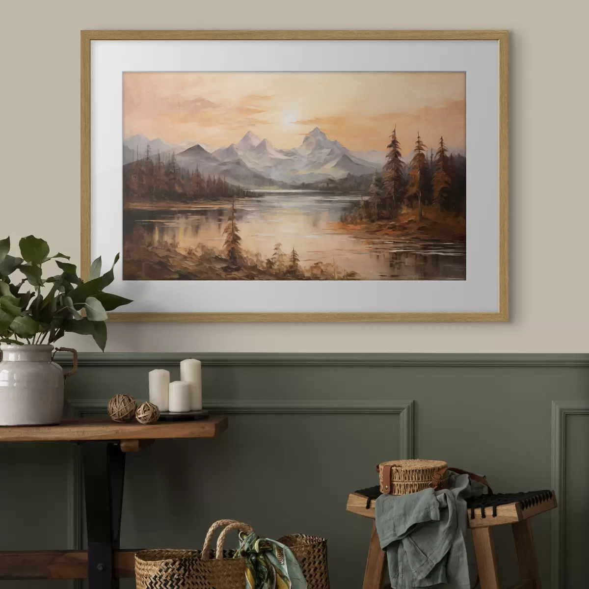 Poster Arbre et mystère f44857