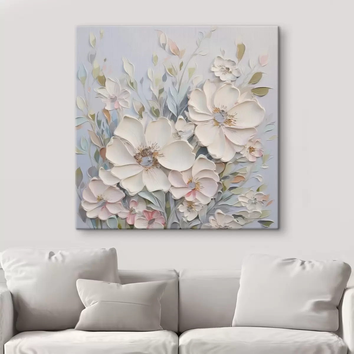 Tableau Fleurs abstraites s44819