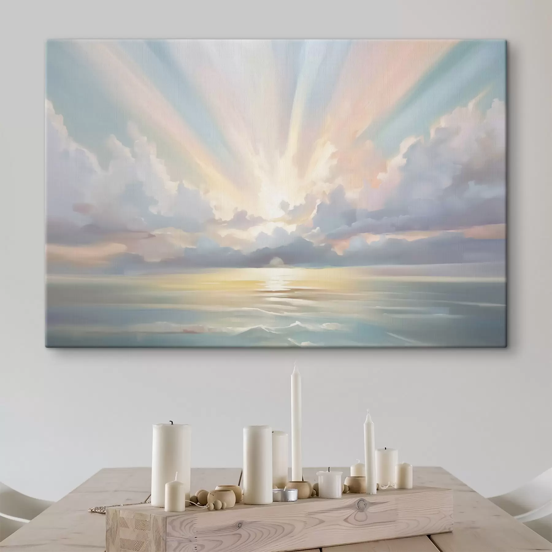 Papier peint L'aube sur la mer s44823