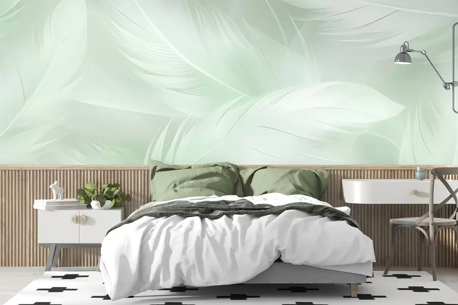 Papier peint Plumes w04182
