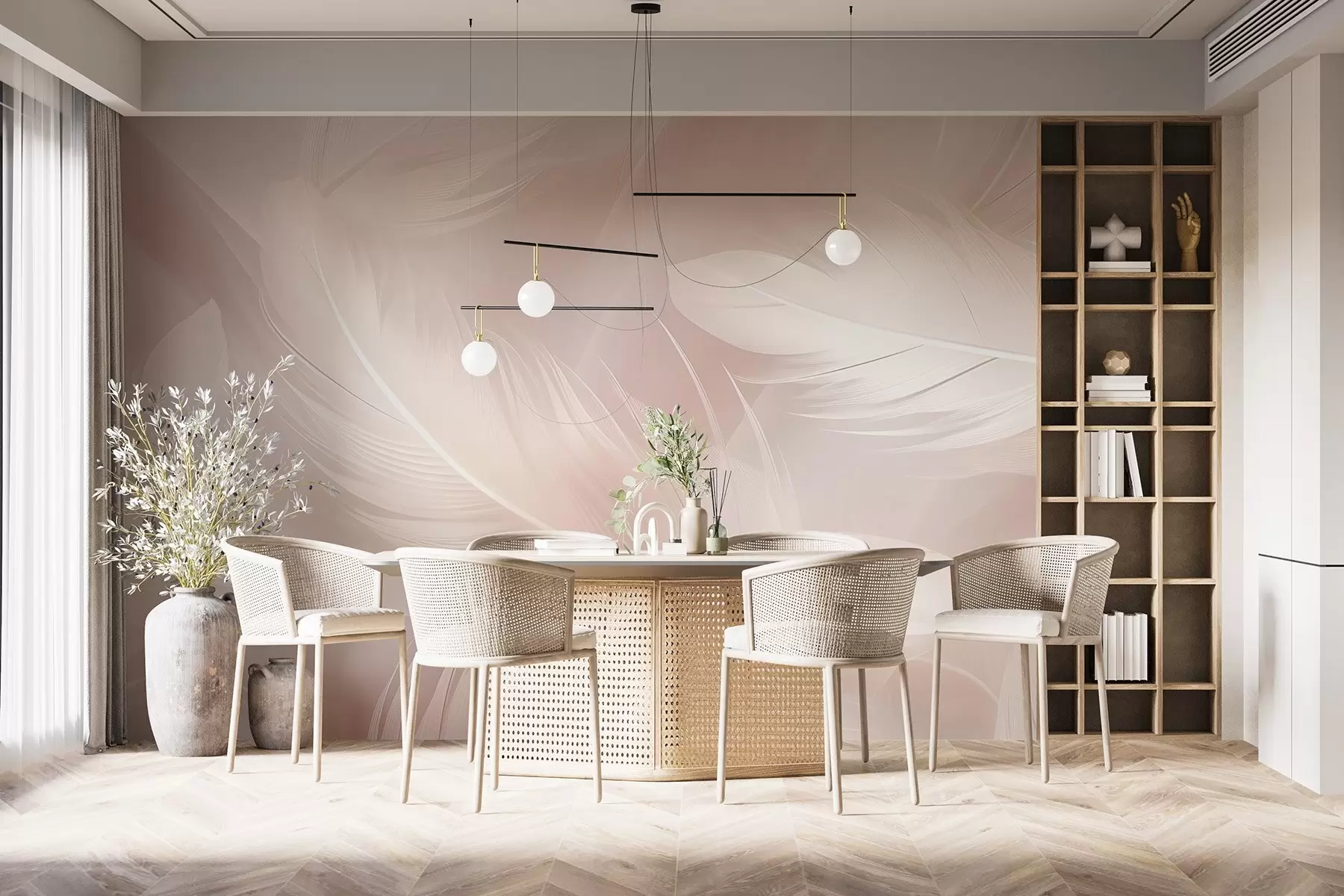 Papier peint Plumes w04182v1