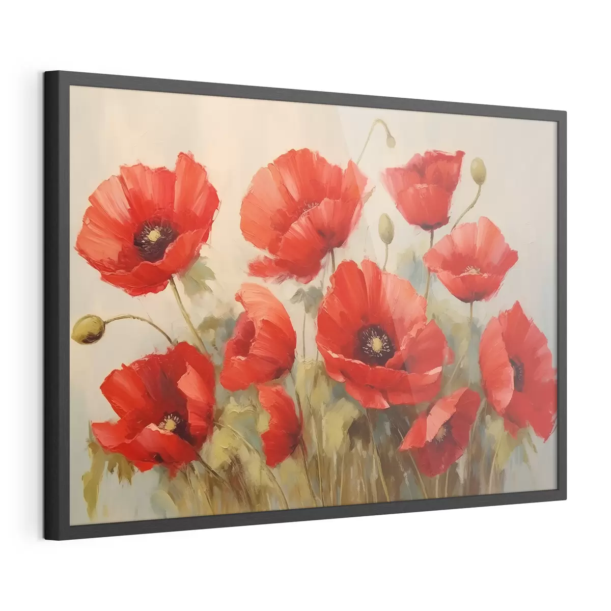Poster Coquelicots rouges f44905