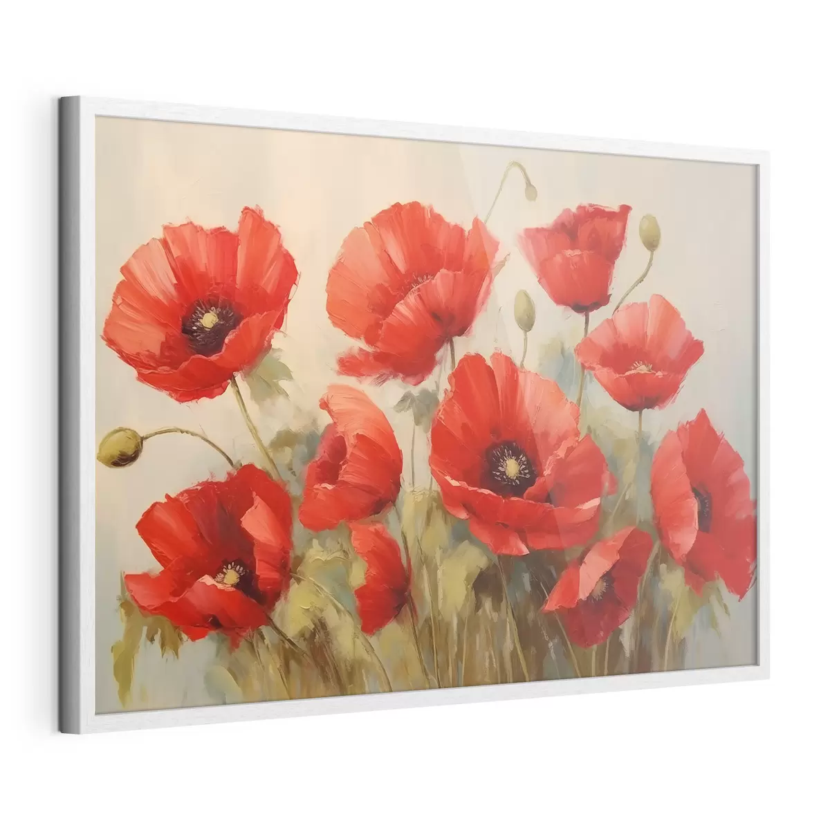 Poster Coquelicots rouges f44905
