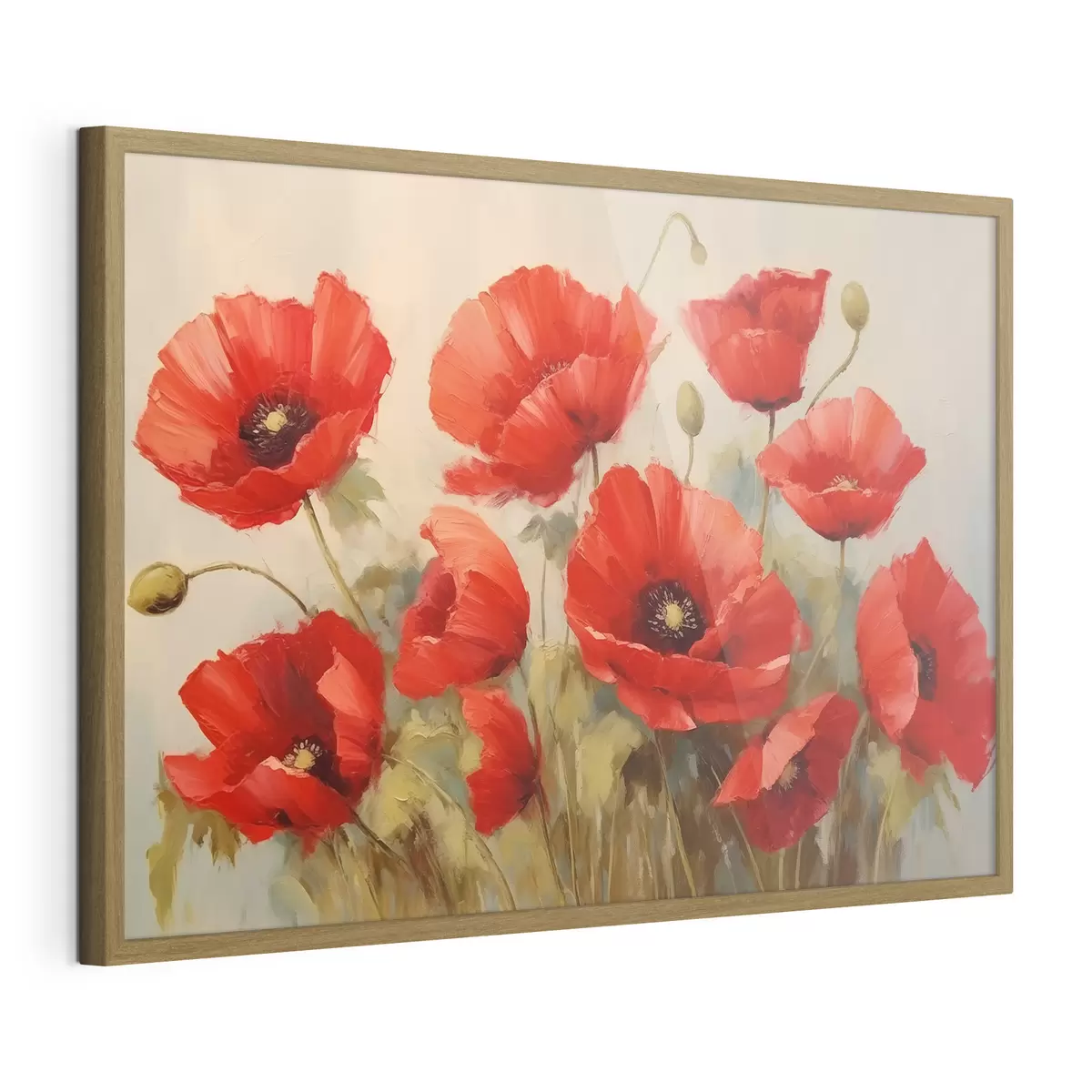 Poster Coquelicots rouges f44905