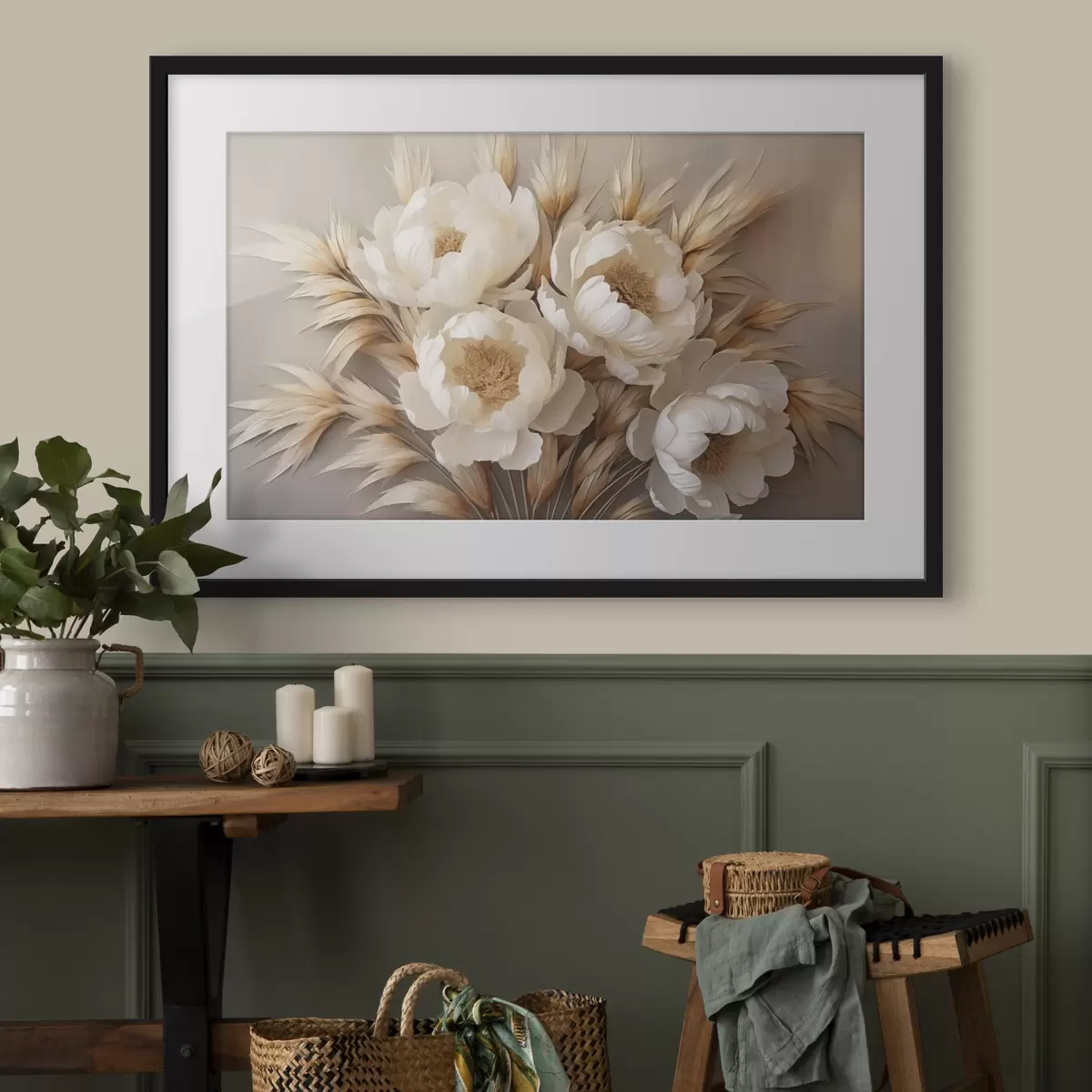 Poster Pivoines à épis f44913