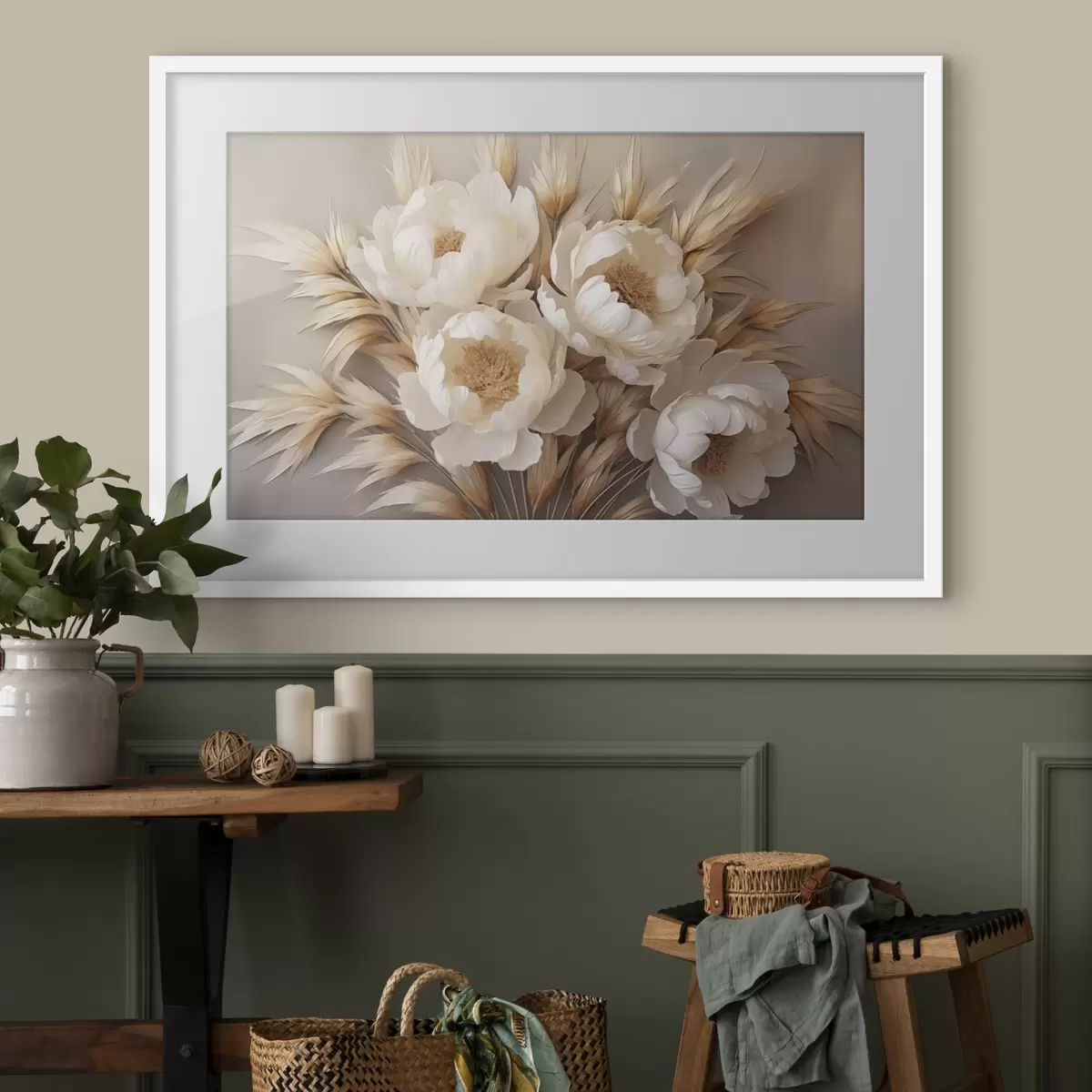 Poster Pivoines à épis f44913