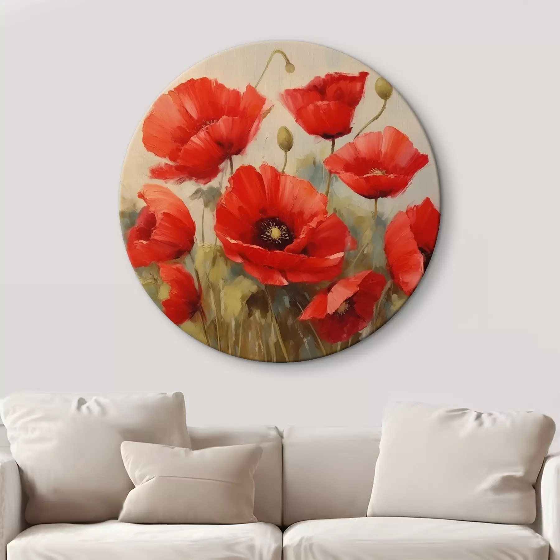 Tableau Coquelicots rouges r44905