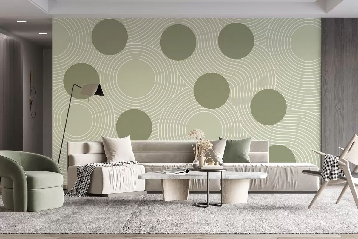 Papier peint Harmonie géométrique w04185v2