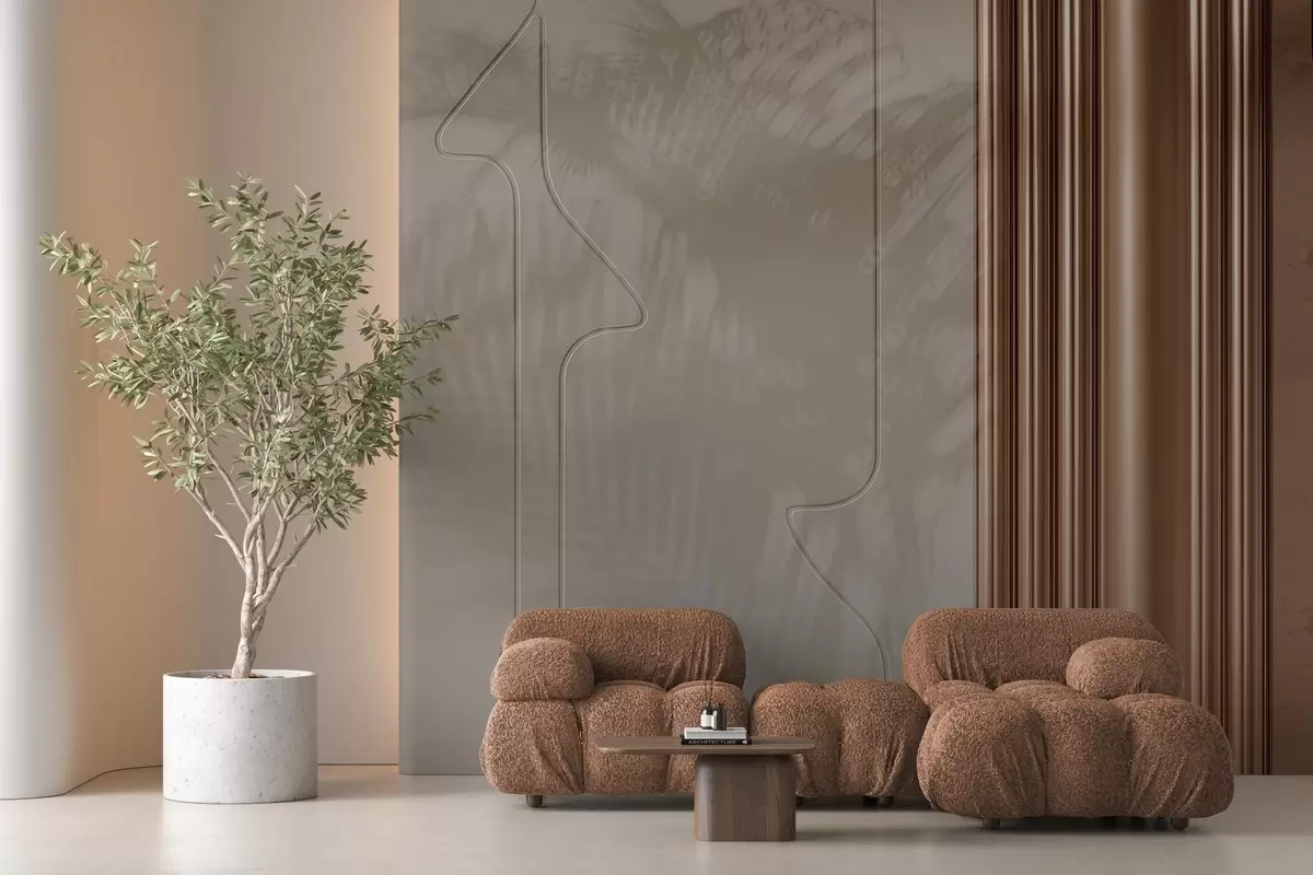 Papier peint Fusion de textures w04190