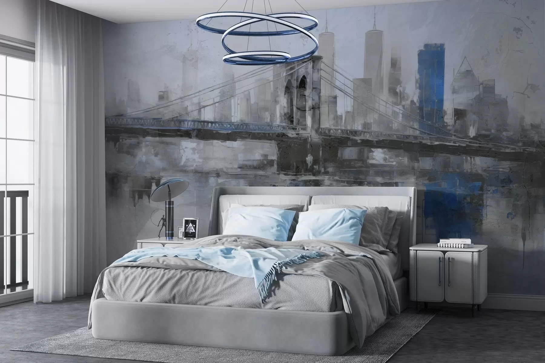 Papier peint Loftscape urbain w04192v1