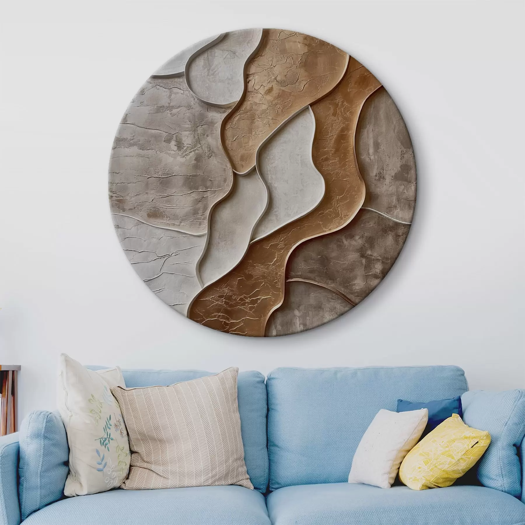 Tableau Vagues de rochers r44958