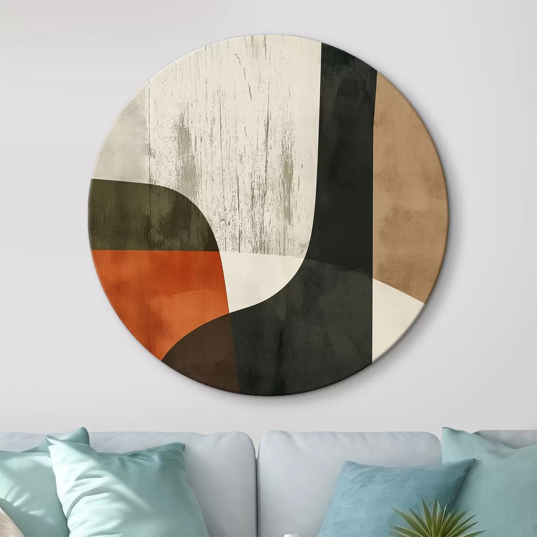 Tableau Coups de pinceau multicolores r44968