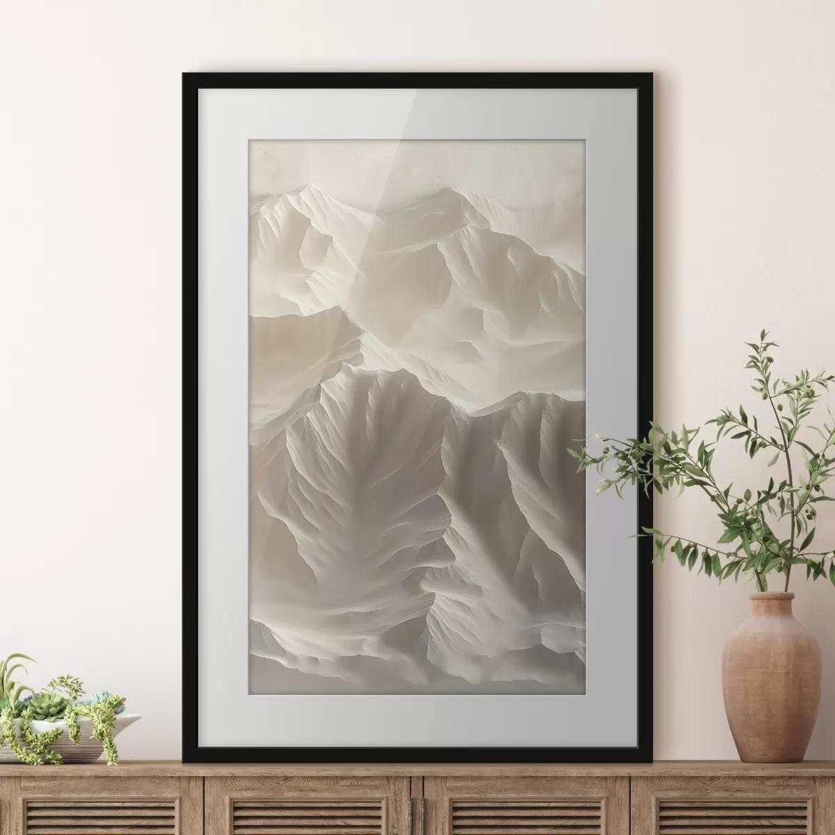 Poster Crêtes ondulées f44954