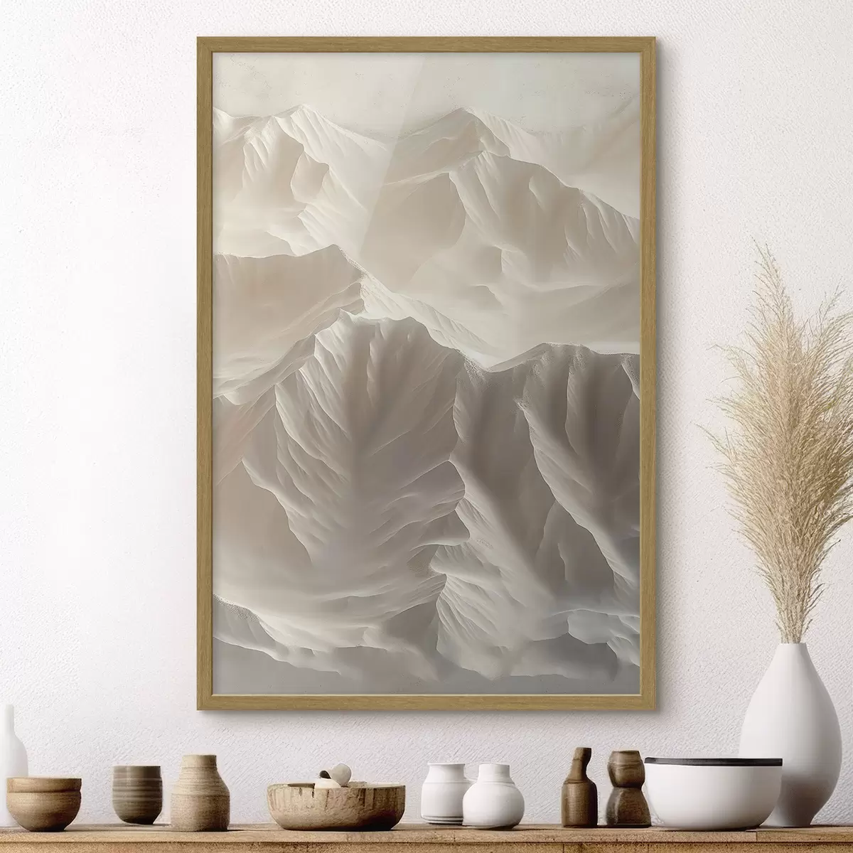 Poster Crêtes ondulées f44954