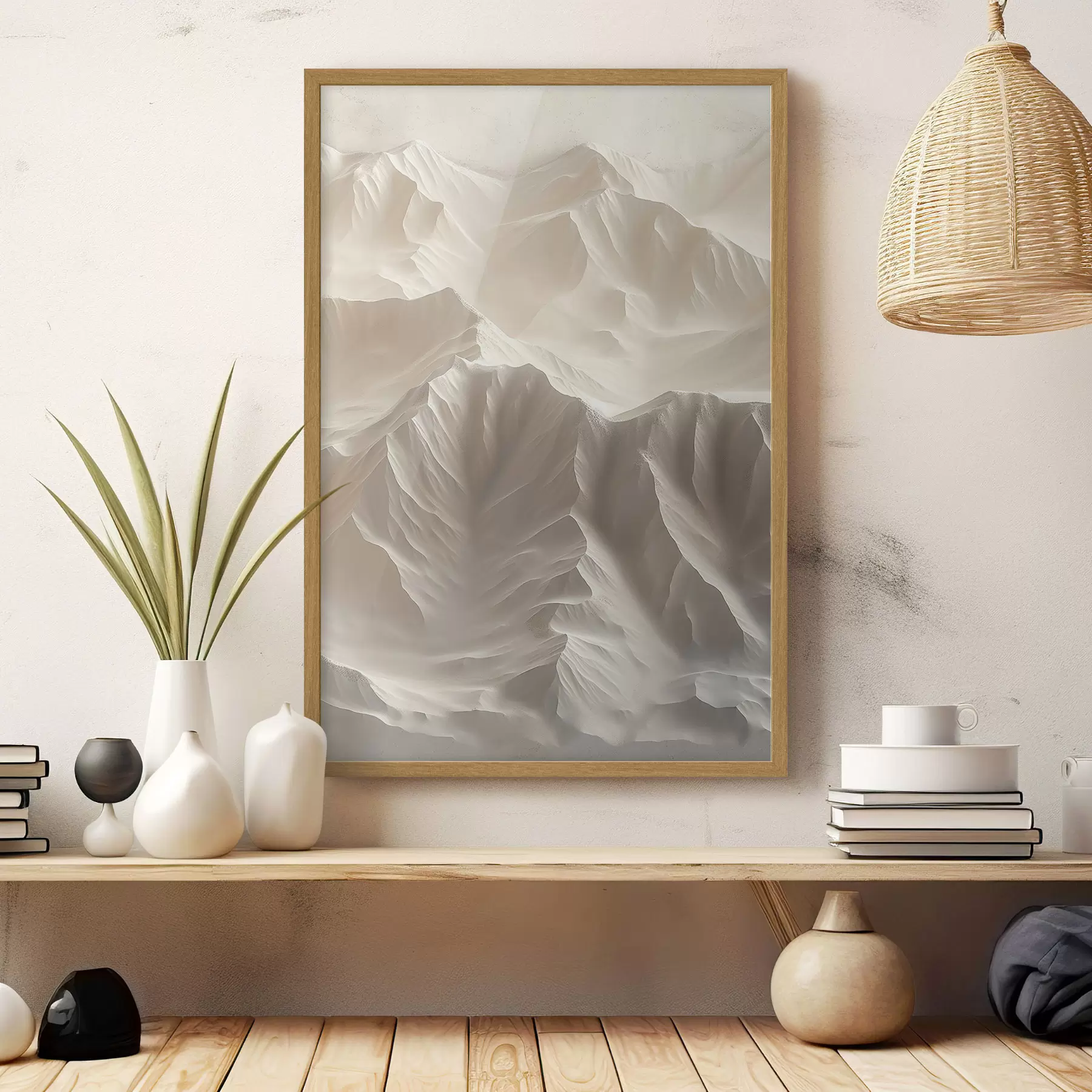 Papier peint Crêtes ondulées f44954