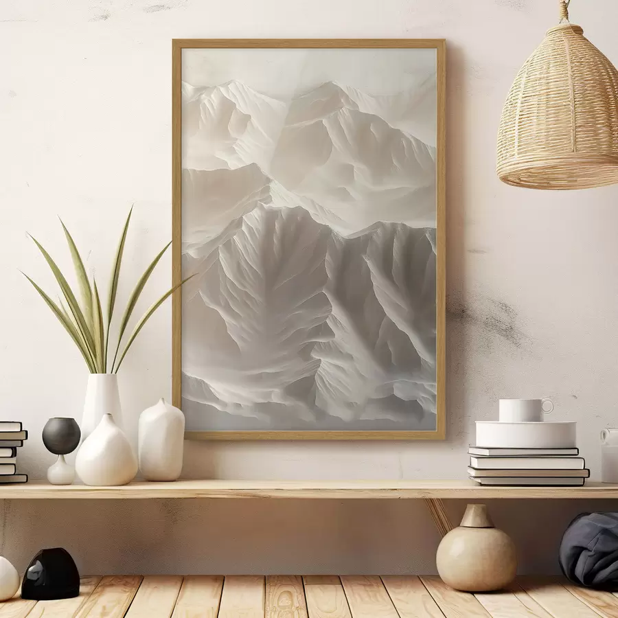Papier peint Crêtes ondulées f44954