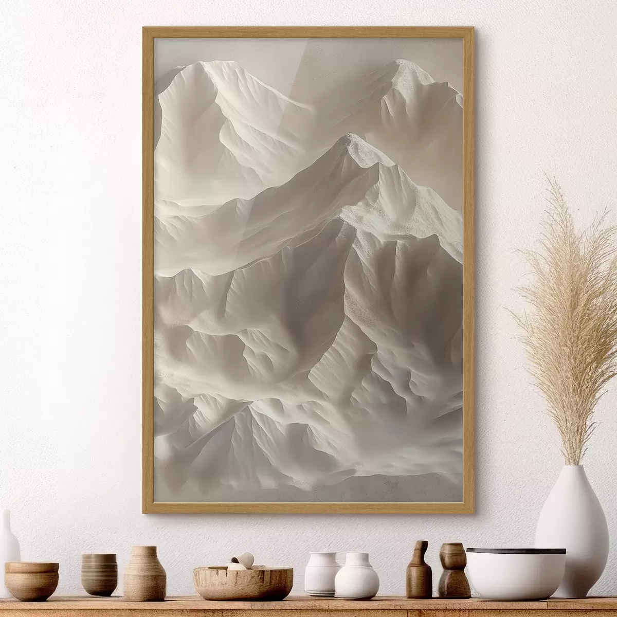 Poster Montagnes et douceur f44956
