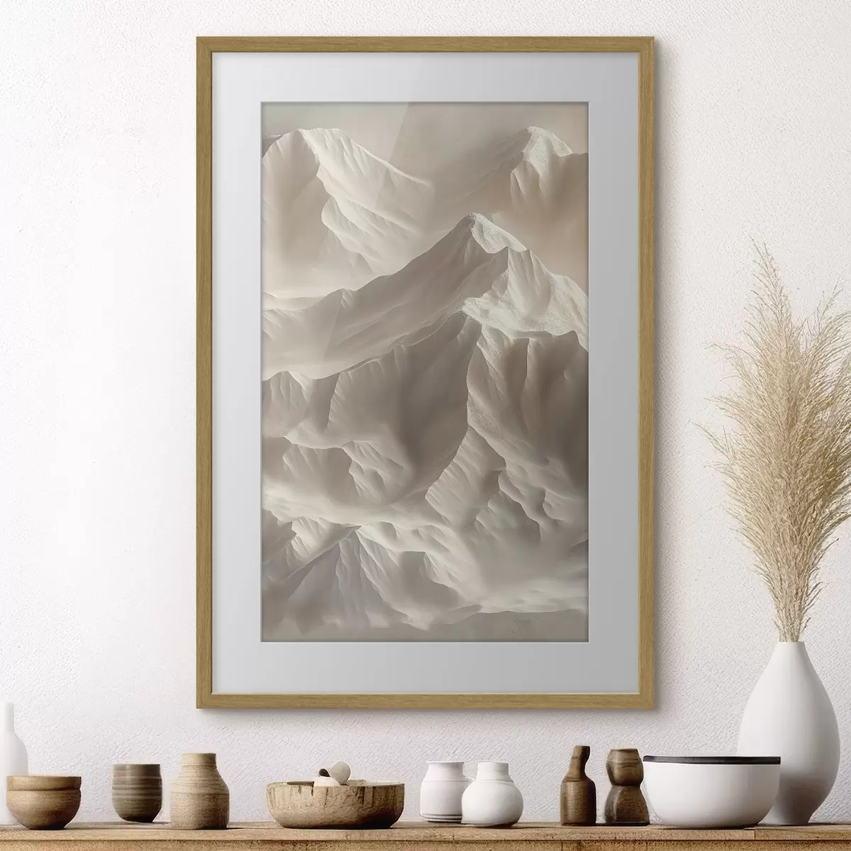 Poster Montagnes et douceur f44956