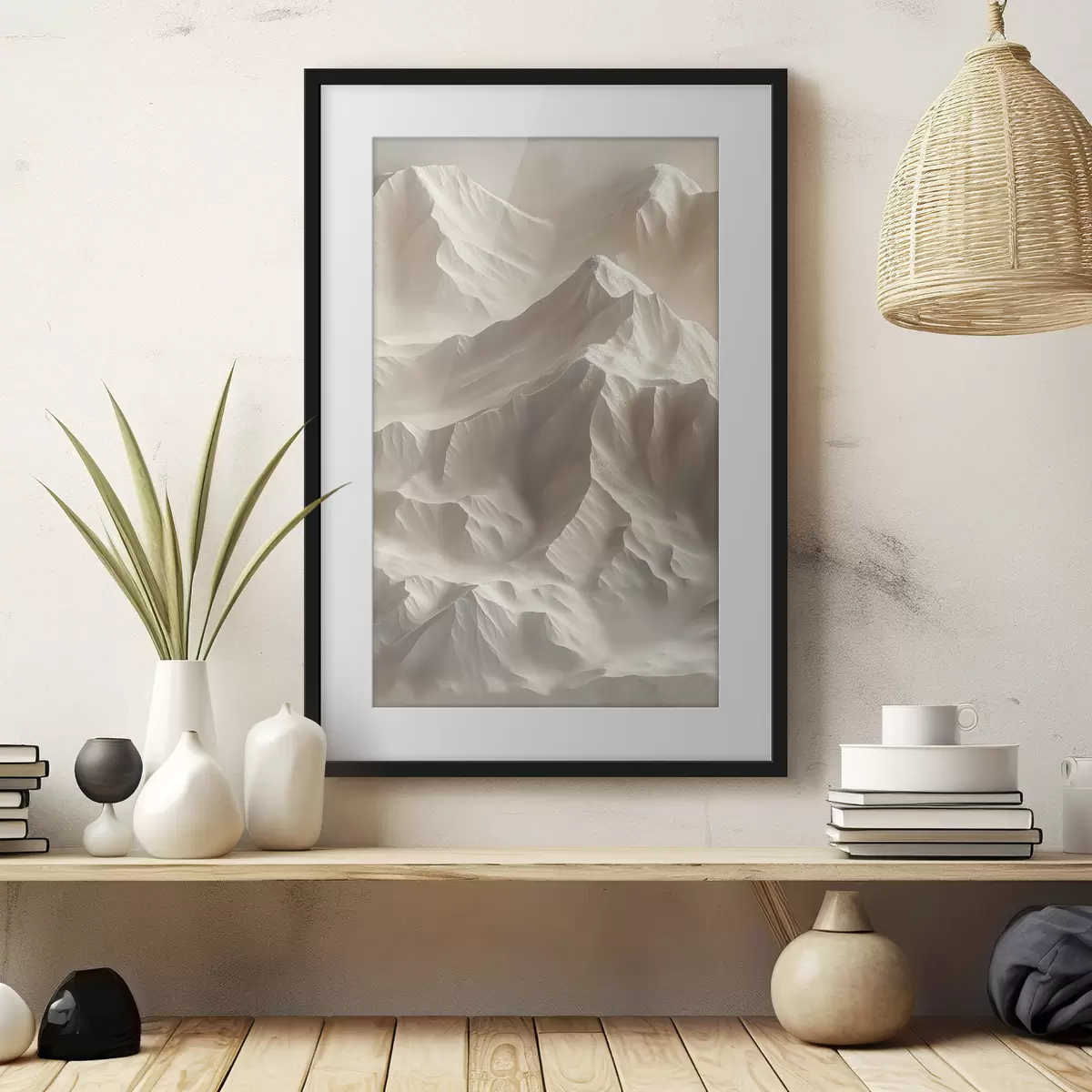 Poster Montagnes et douceur f44956