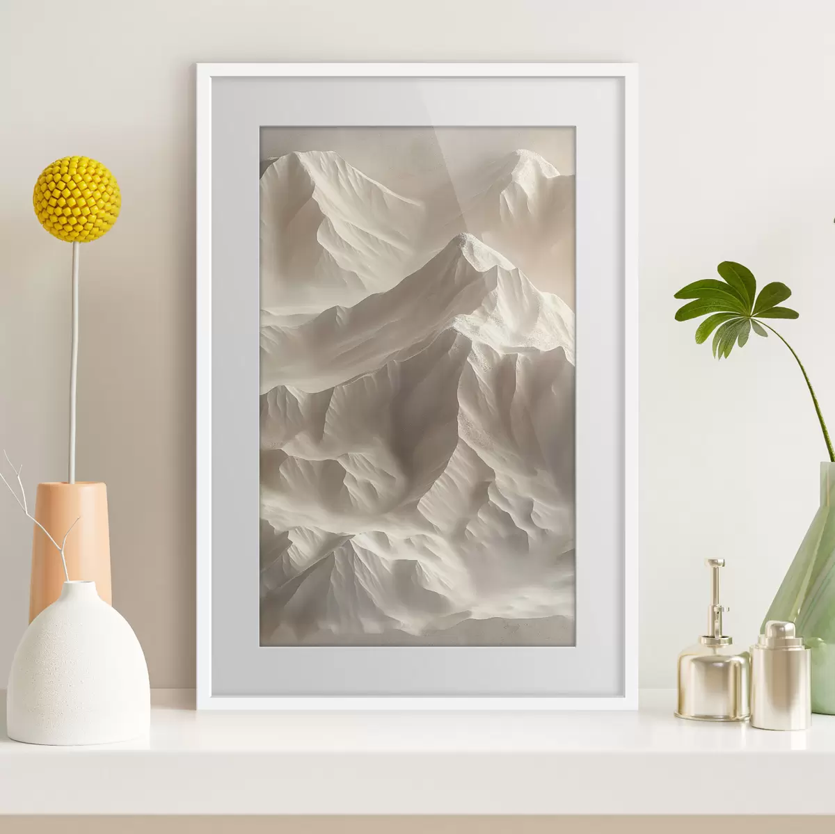 Poster Montagnes et douceur f44956