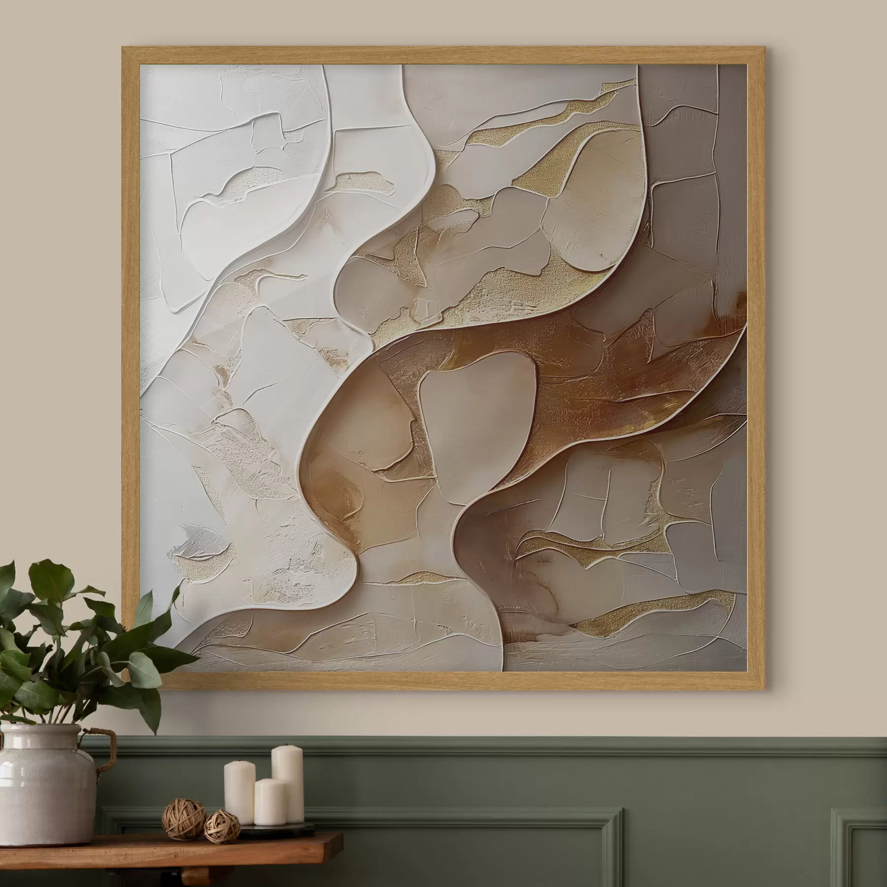 Papier peint Vagues de pierre f44957