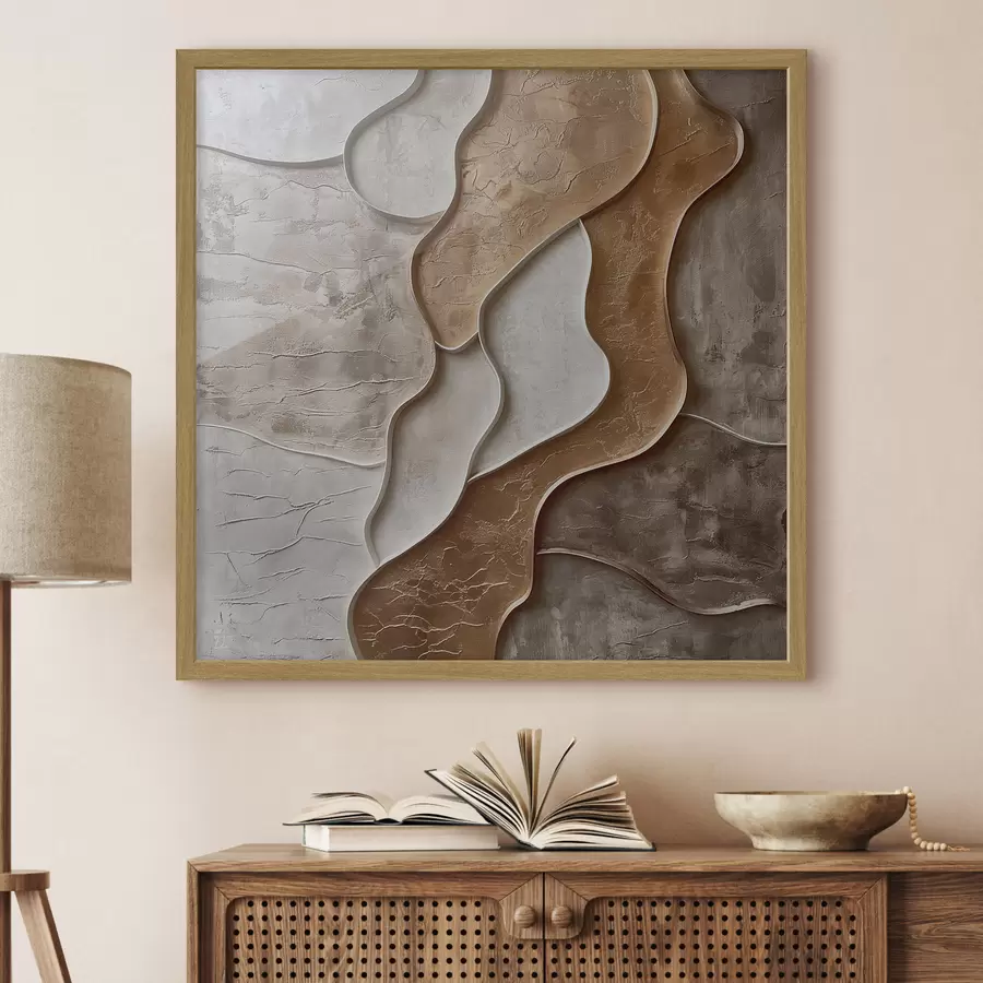 Papier peint Vagues de rochers f44958