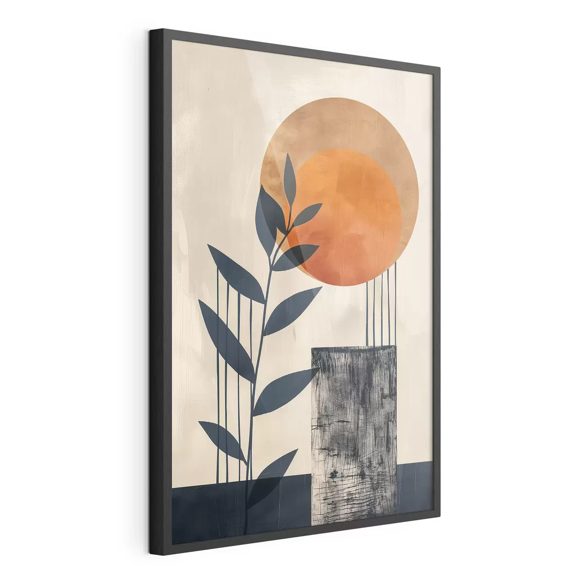Poster Soleil et feuilles f44961