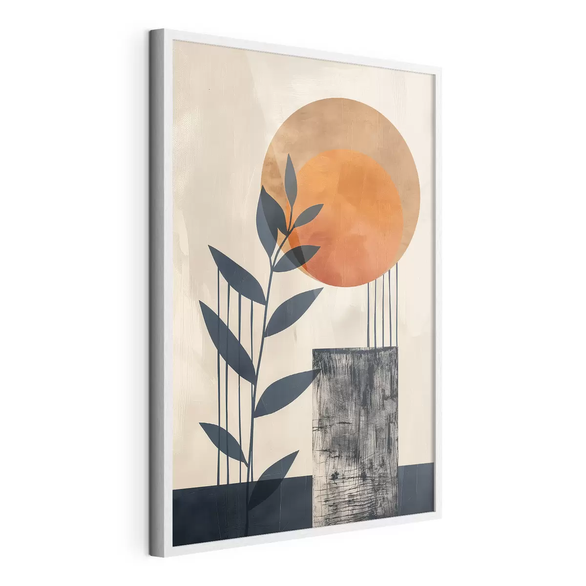 Poster Soleil et feuilles f44961