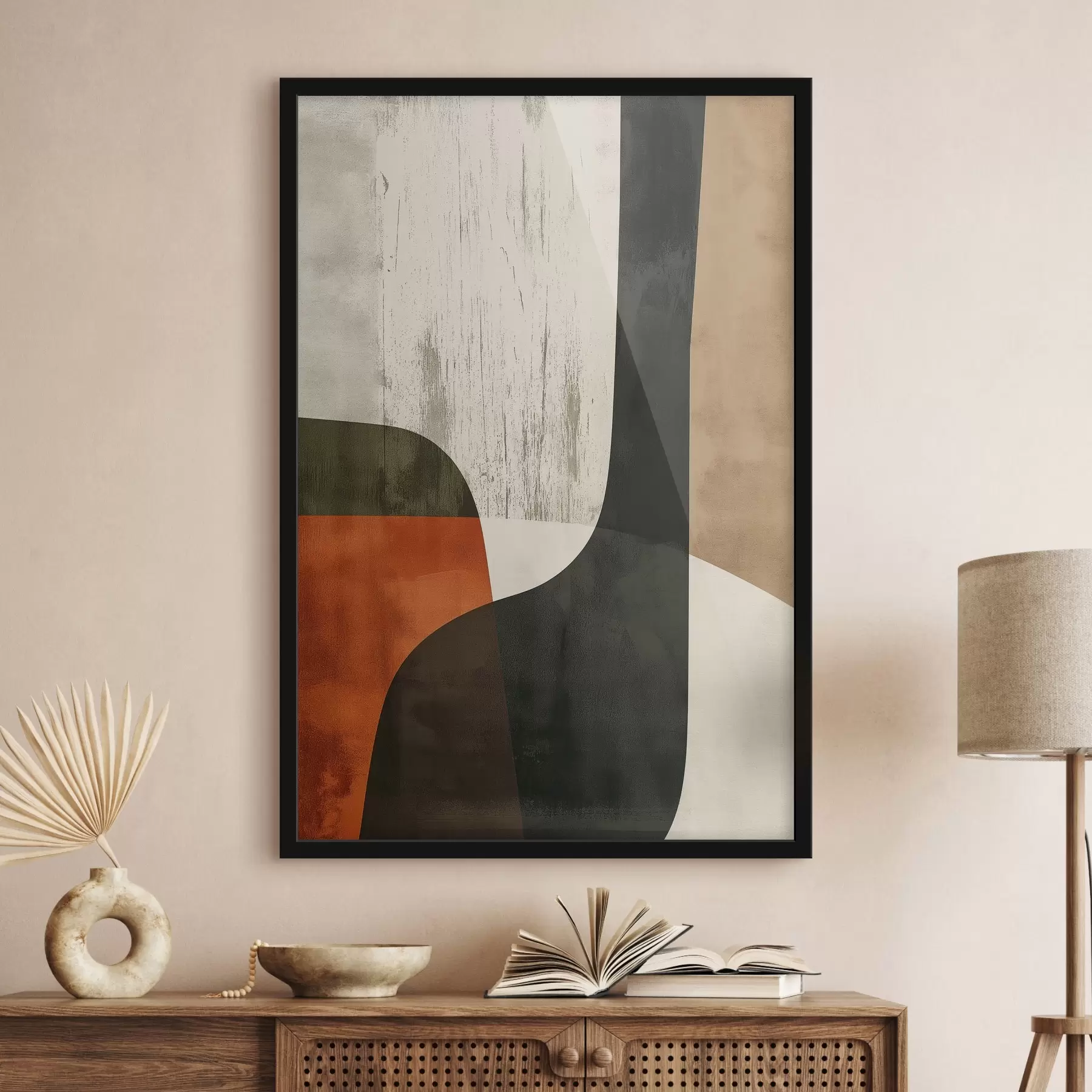 Tableau Coups de pinceau multicolores f44968