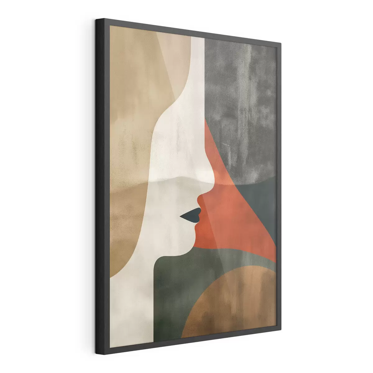Poster Visage et abstraction f44969