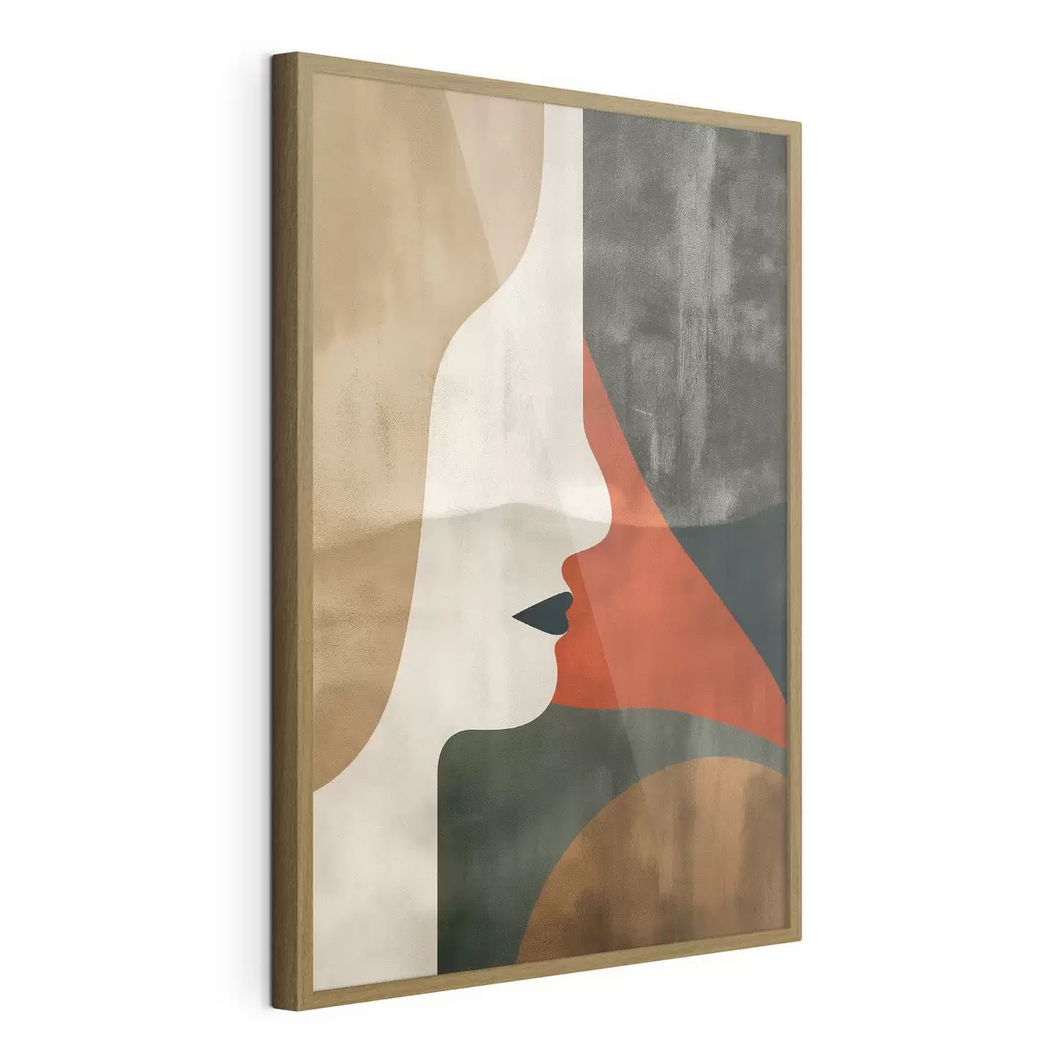 Poster Visage et abstraction f44969