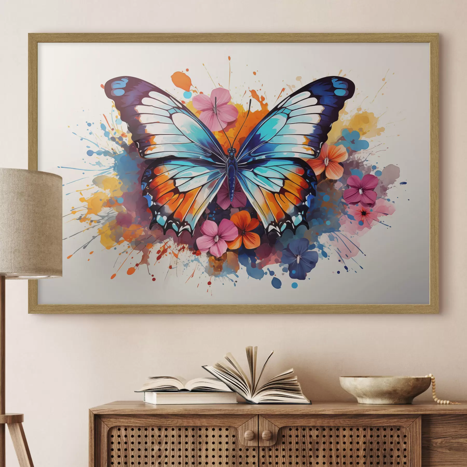 Papier peint Papillons et joie f44943