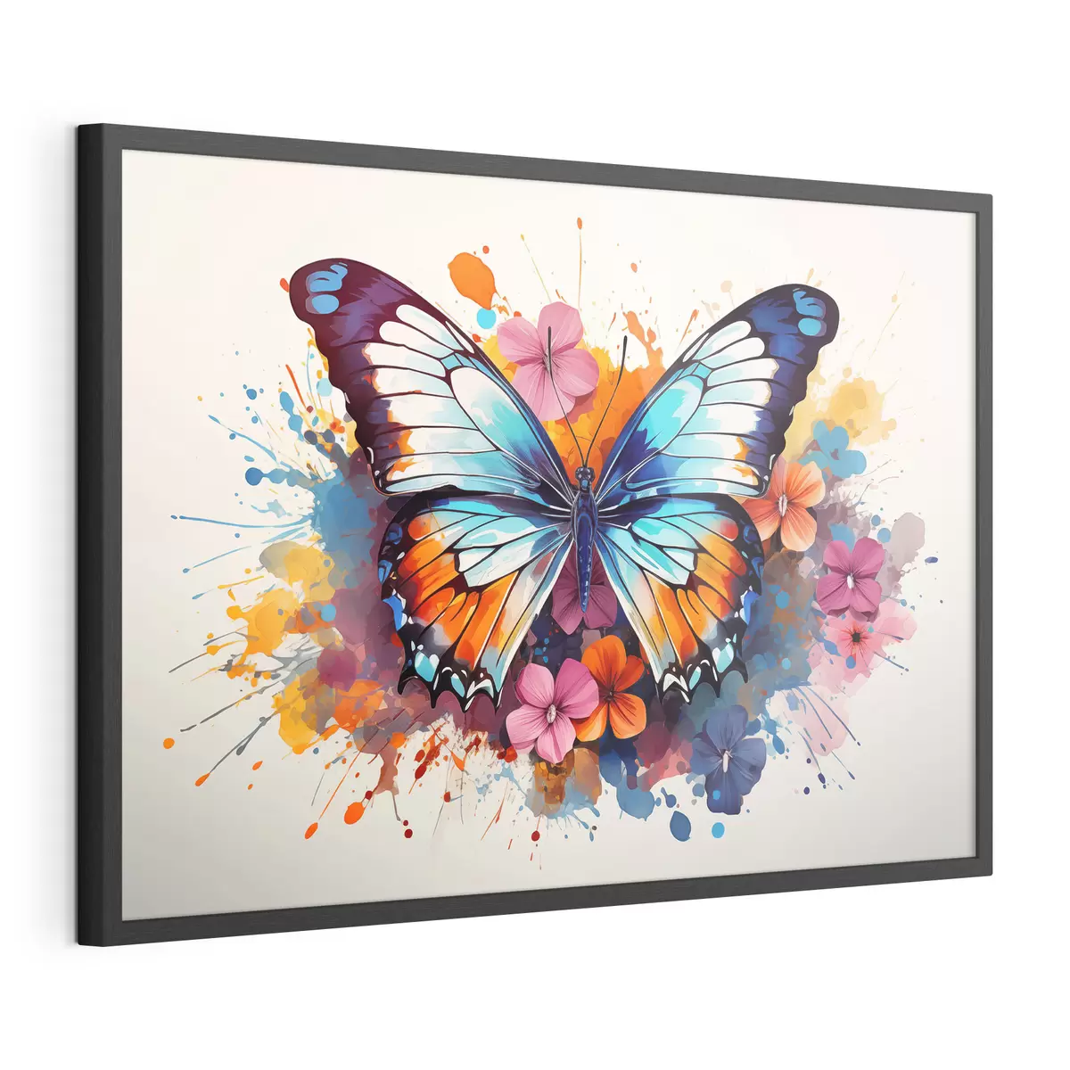 Poster Papillons et joie f44943