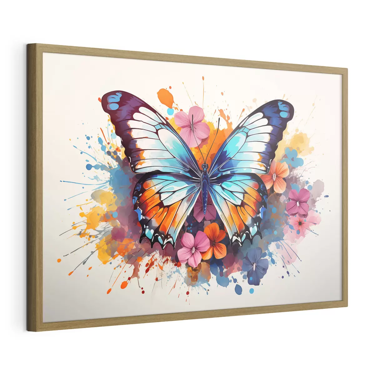 Poster Papillons et joie f44943