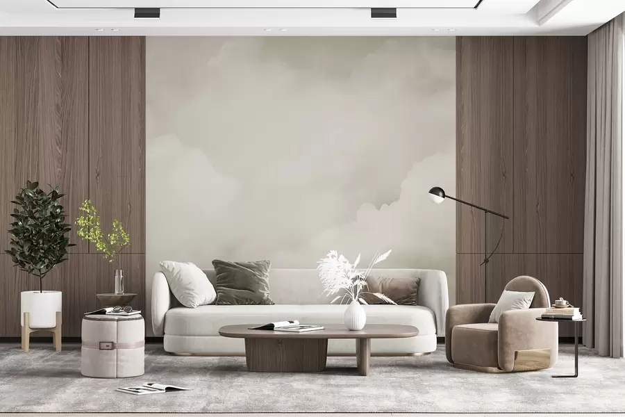 Papier peint Nuages doux w04224