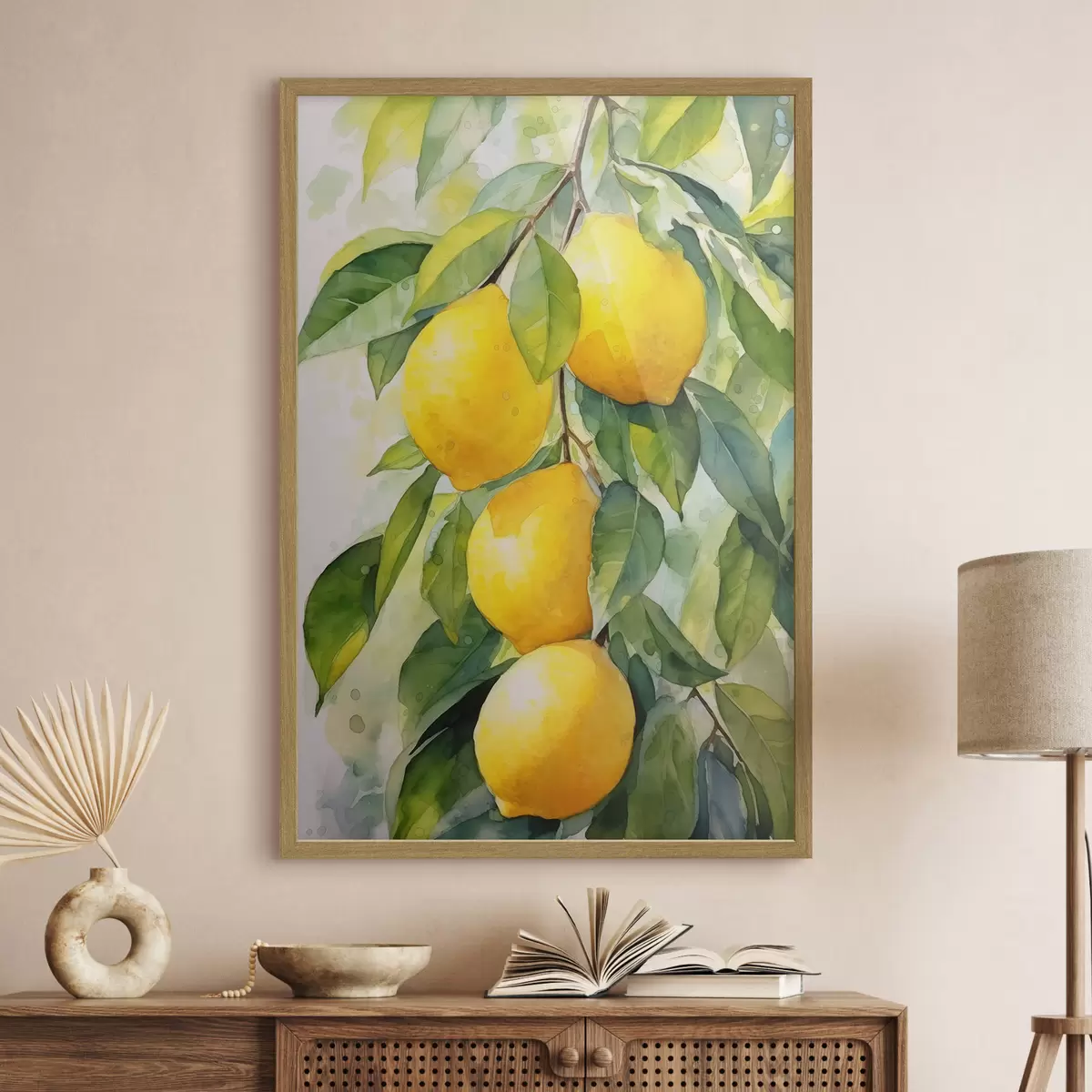Poster Branche de citrons f45001