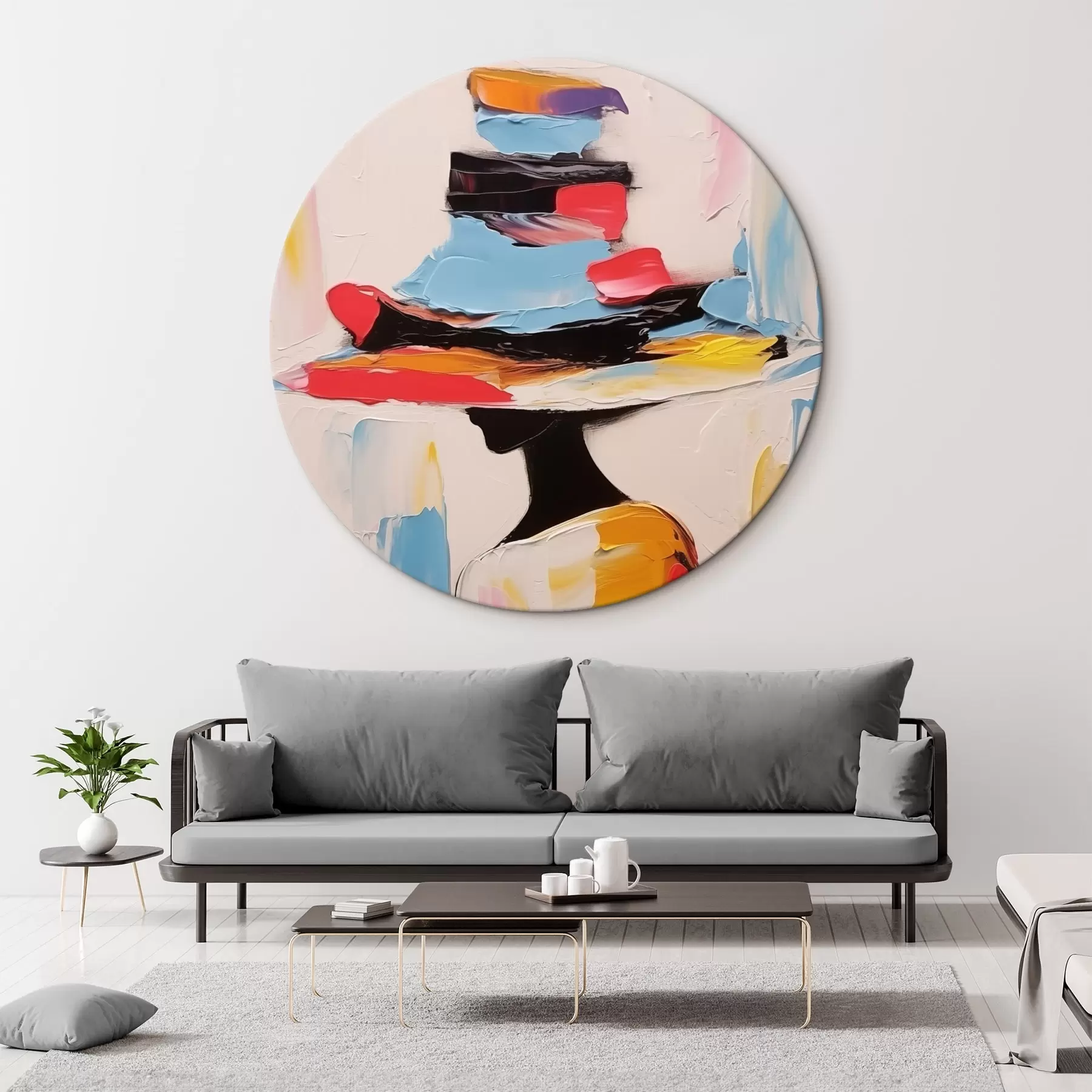 Papier peint Femme au chapeau large r44994