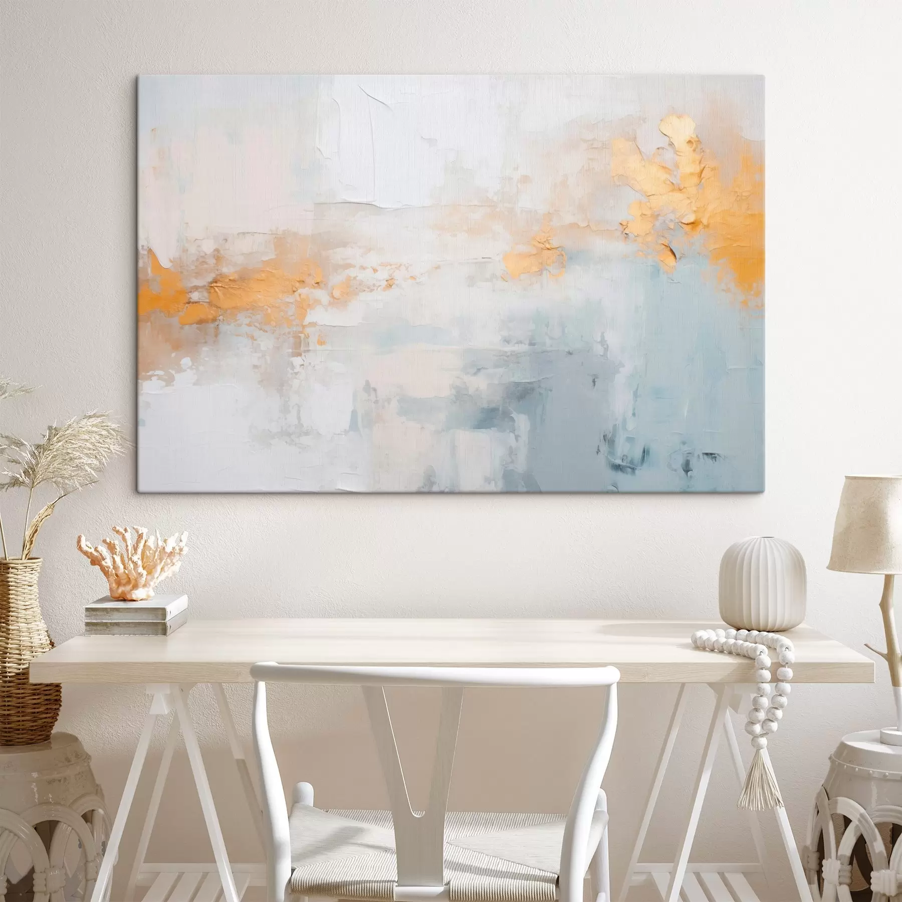 Tableau Abstraction imitation de la peinture s45020