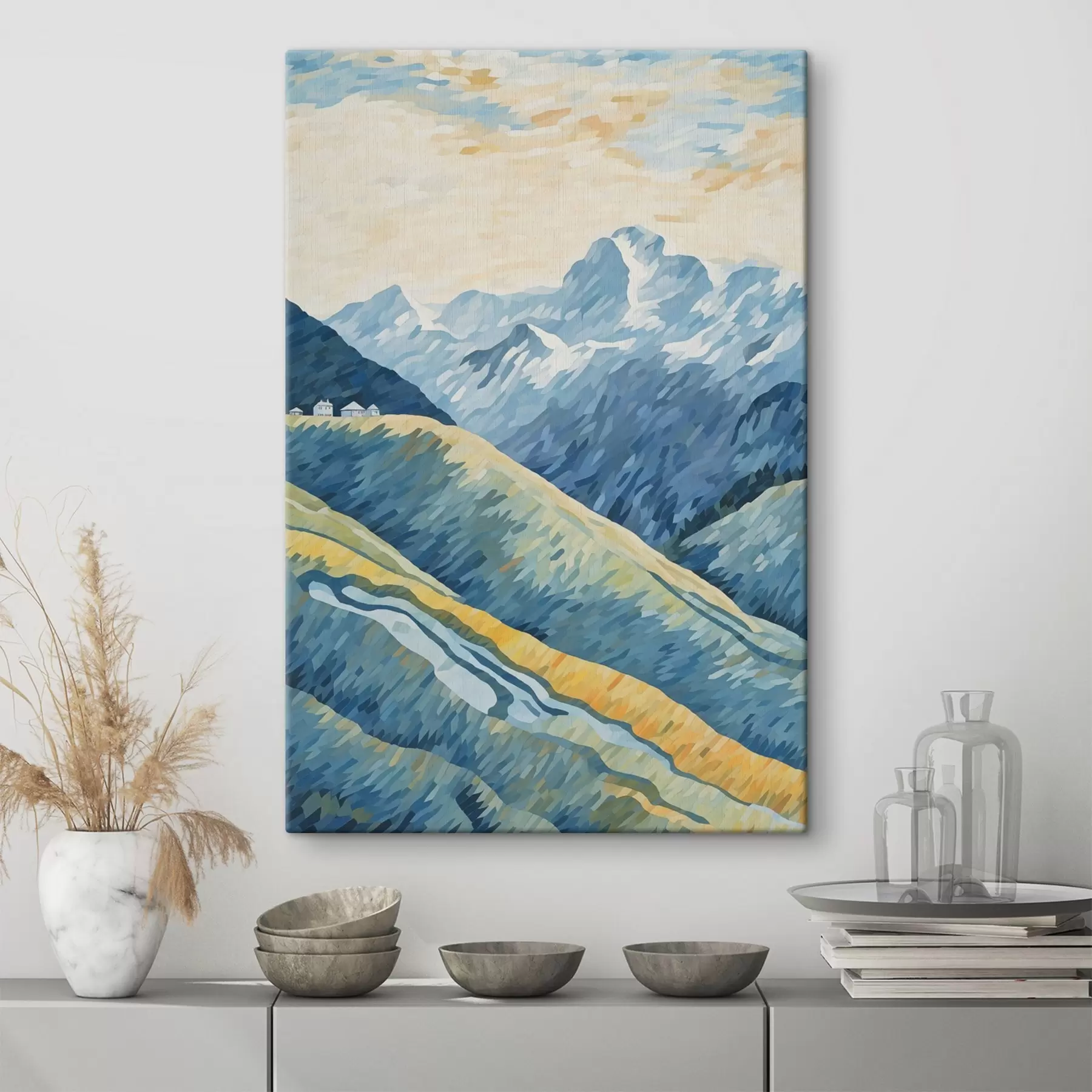Tableau Paysage de montagne s45027