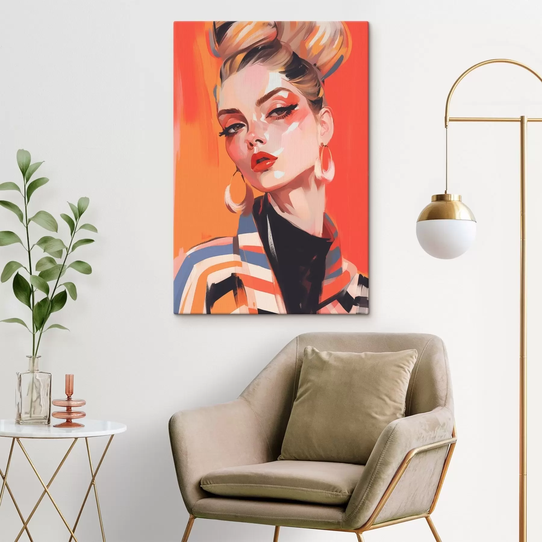 Tableau Femme brillante s45080