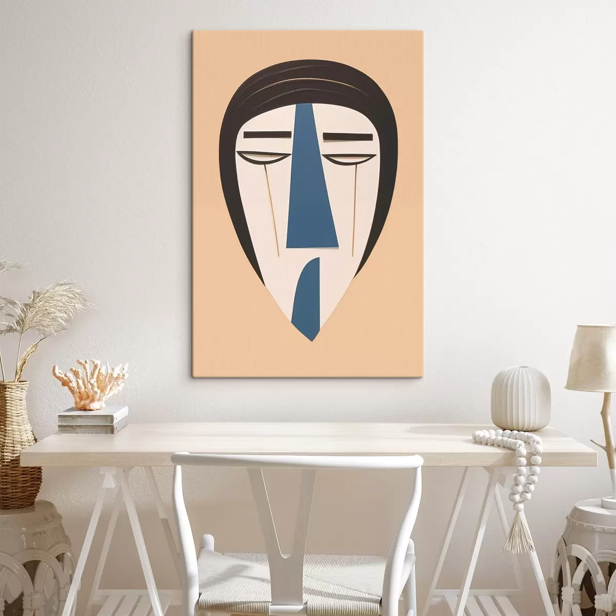 Tableau Visage abstrait s45084