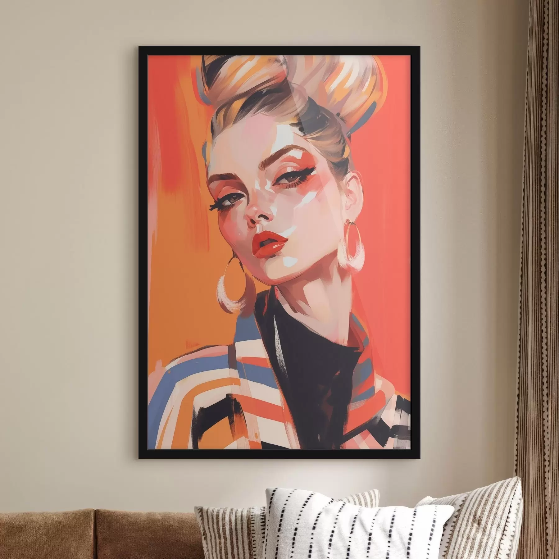 Papier peint Femme brillante f45080