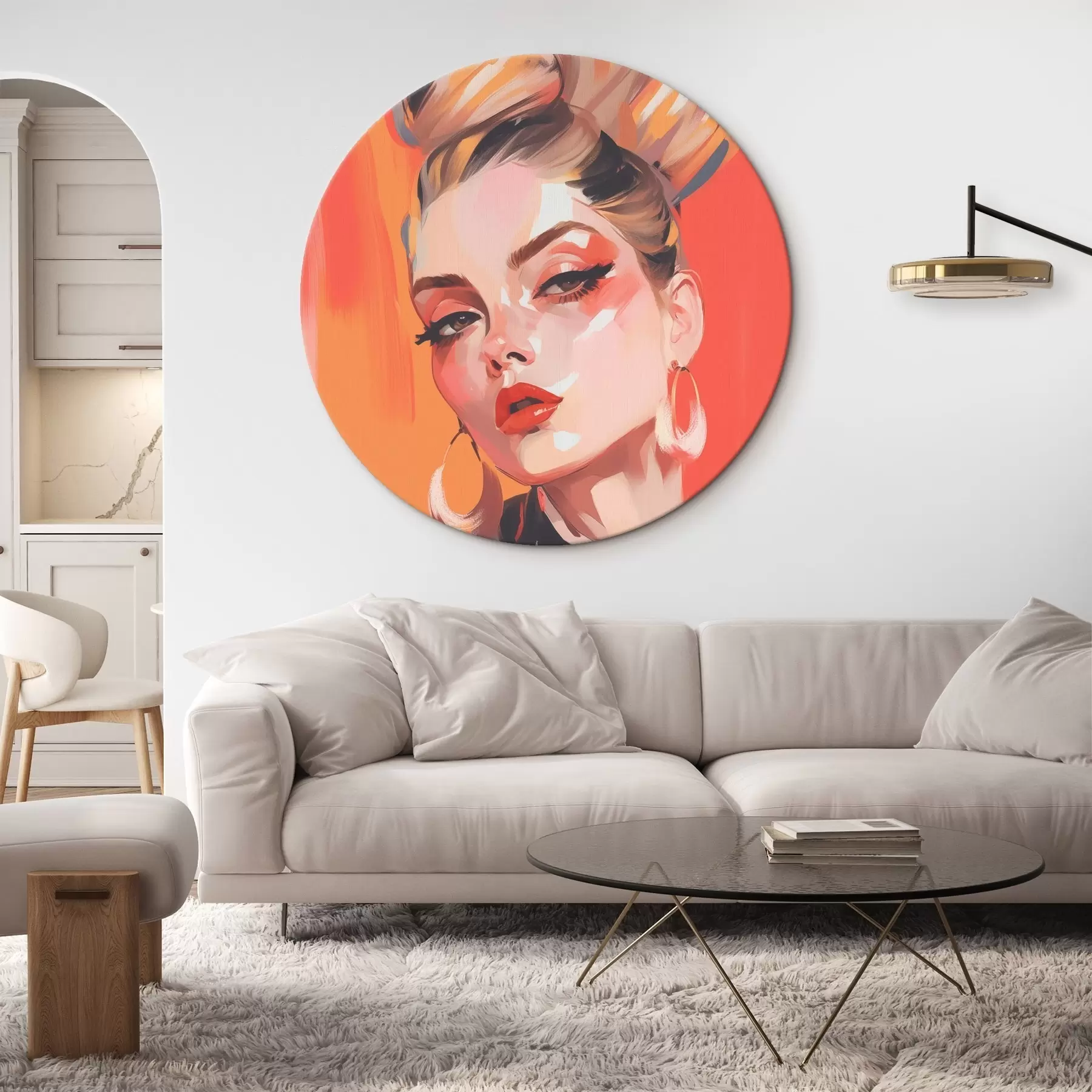 Tableau Femme brillante r45080