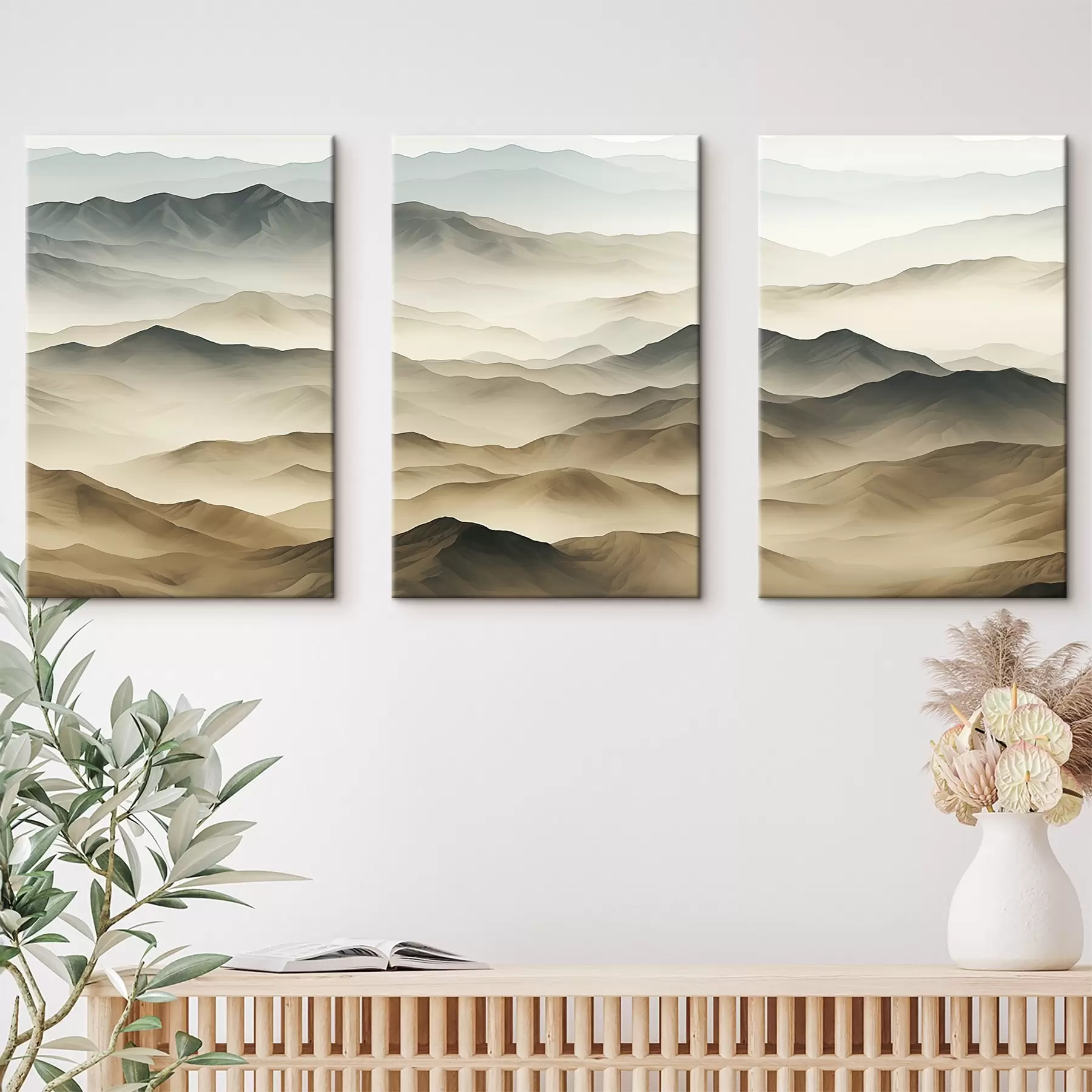 Tableau Montagnes silencieuses m00490