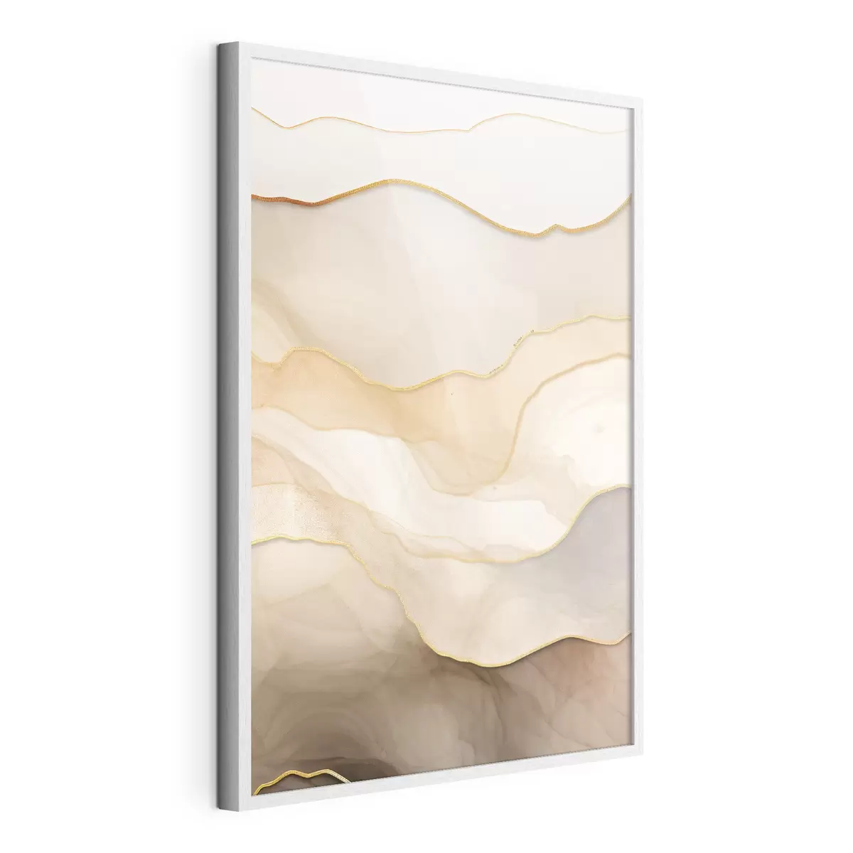 Poster couches, beige, abstrait, texture, doux, tissu, naturel, flux, neutre f45088